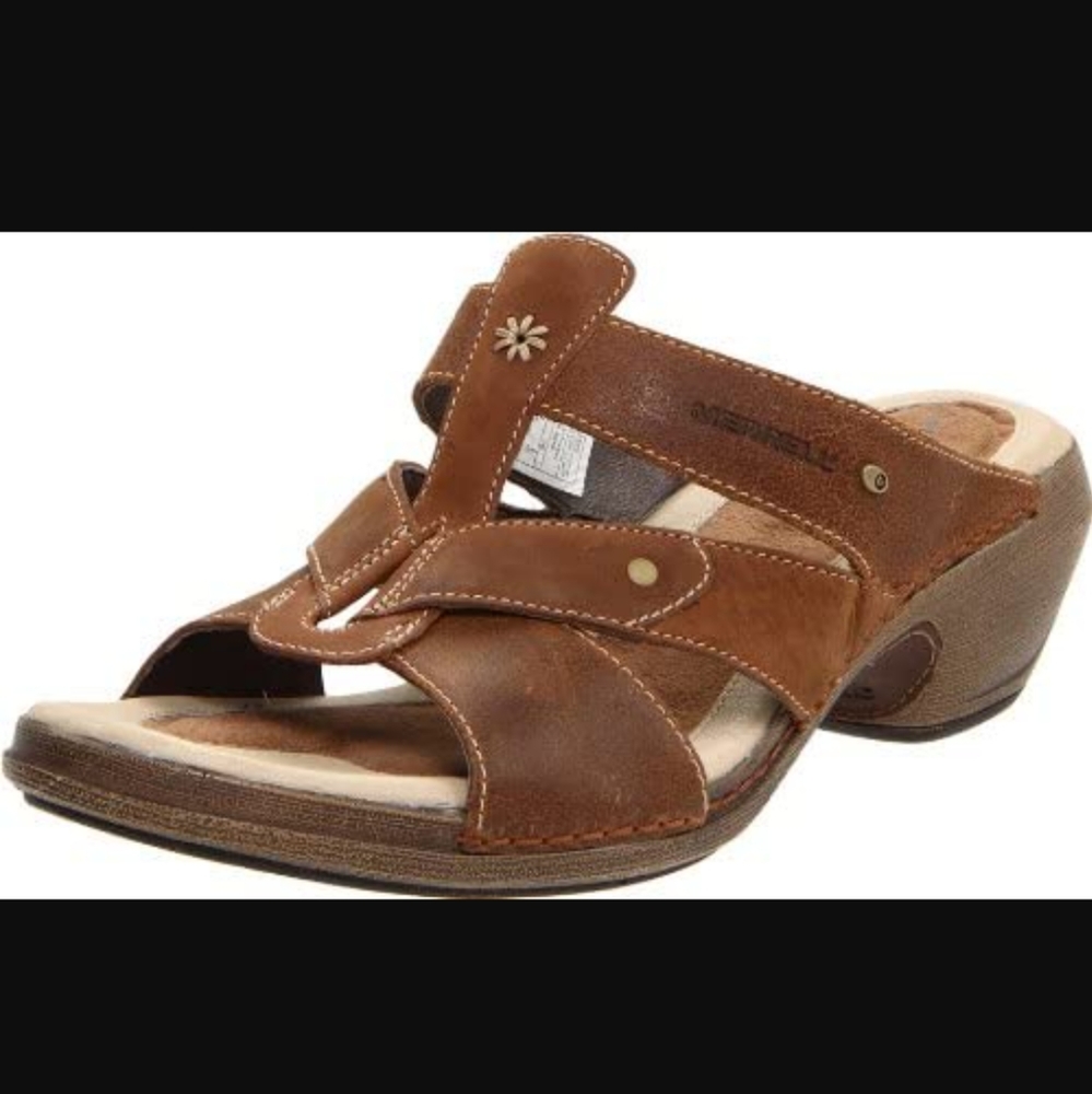 Merrell ▪ luxe slide mink sandals summer leather